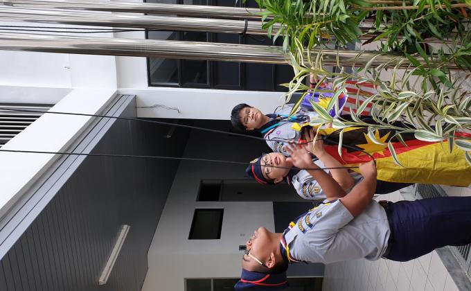 First Scouts Camping at SJPS School