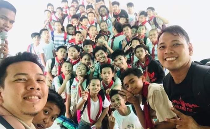 Investiture and Backyard Camping in Signal Village National High School