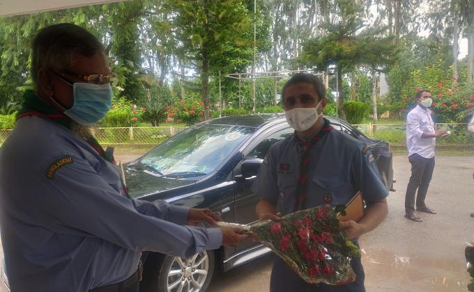 সাপ্লাই সার্ভিস ম্যানেজম্যান্ট বিষয়ক জাতীয় কমিটির সিদ্ধান্ত অনুযায়ি জেলা স্কাউট কর্মকর্তাদের সাথে মতবিনিময়  