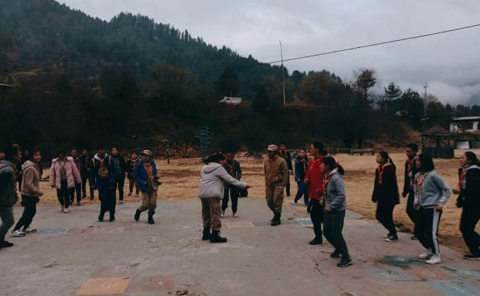 Coordination of Nazhoen scouts camp
