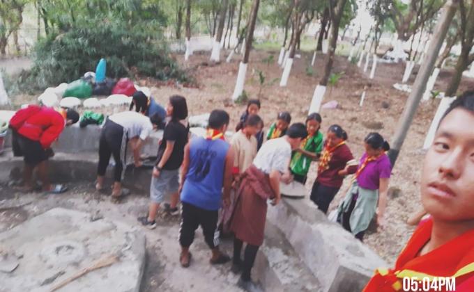 Developing the scout area 