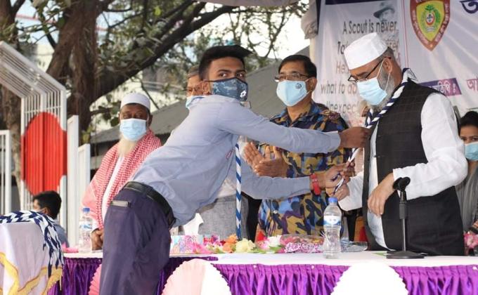 Annual Camp Armed police battalion Scout Group