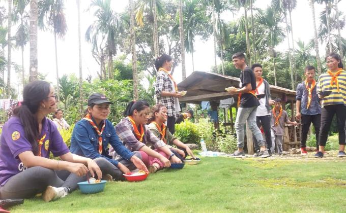 School Hiking and Camping 