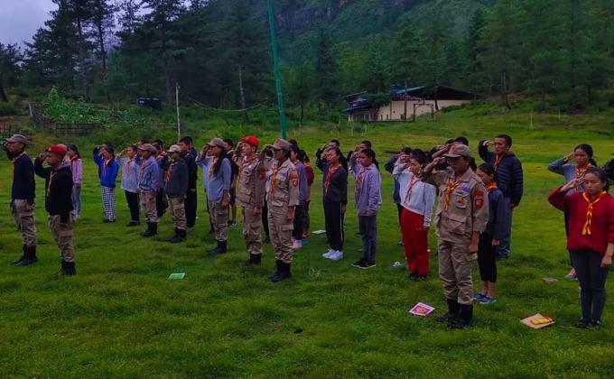 Yangchenphug Higher Secondary School  Camp