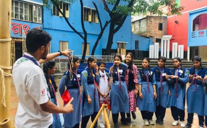 Group Camp of AK High School Scout Group 2019