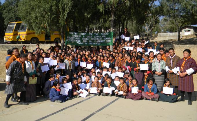 Scouts Winter Camp