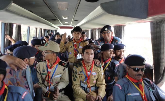 Kurram Scouts open Group Sadda Rover scout Waheed Khan Education visit To Allama Iqbal Open University Islamabad During 2nd Special Integration Camp ( India and Pakistan ) 2012