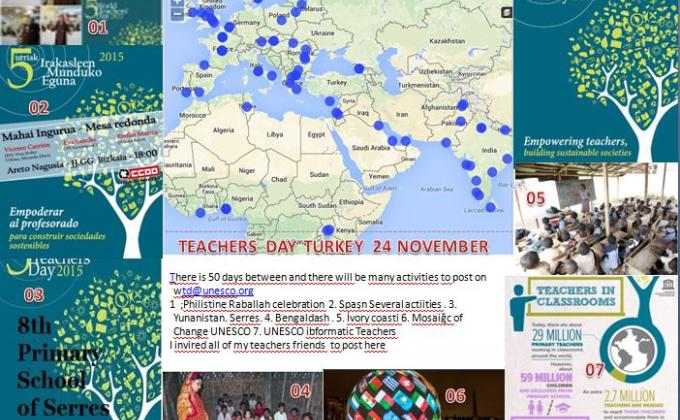 TEACHER'S DAY IN TURKEY AND MY TEACHER FRIENDS