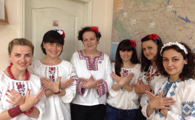 Day of Ukrainian traditional clothes