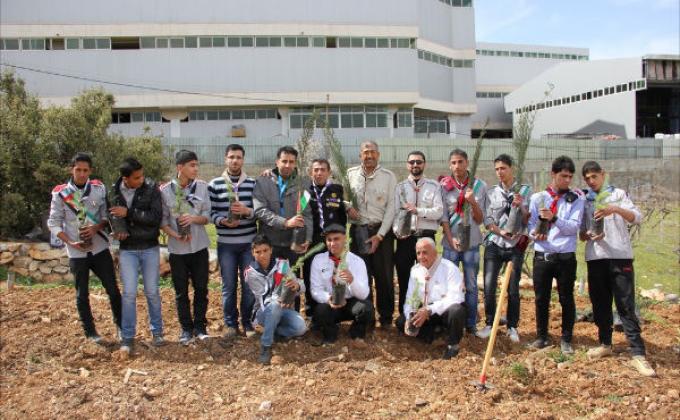 جمعية الكشافة والمرشدات الفلسطينية تدعوا  للمشاركة في حملة غرس 100 شجرة بمناسبة المئوية الكشفية الفلسطينية والعربية 