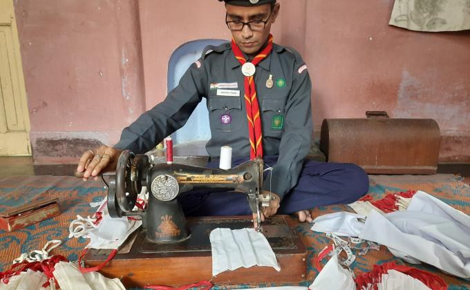 Covid 19 मास्क निर्माण
