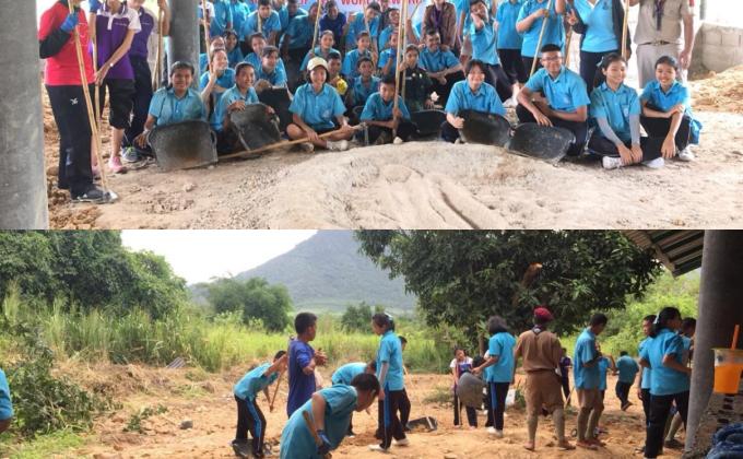 โครงการ ต่อเติมศาลาปฏิบัติธรรม คุณพ่ออุดม-คุณแม่สง่า โรงเรียนหัวหิน SWA 15  จ.ประจวบคีรีขันธ์