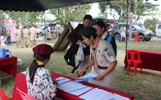 ควบคุมนักเรียนเข้าร่วมการเเข่งขันการสร้างอุปกรณ์เพื่อให้บริการเนื่องในงานศิลปหัตถกรรมระดับชาติครั้งที่ 69 ปี 2562