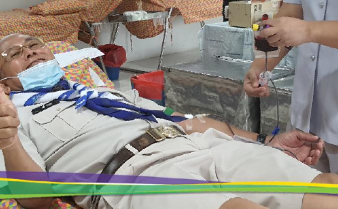 บริจาคโลหิต ถวายเป็นพระราชกุศลแด่ พระบาทสมเด็จพระบรมชนกาธิเบศร มหาภูมิพลอดุลยเดชมหาราช บรมนาถบพิตร