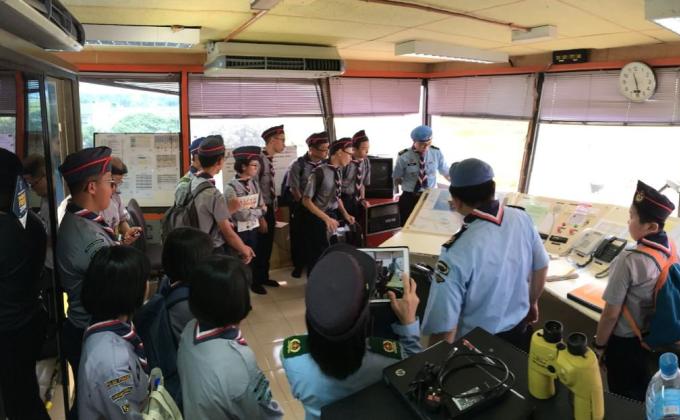 Scouts Adventure to Penang International Airport