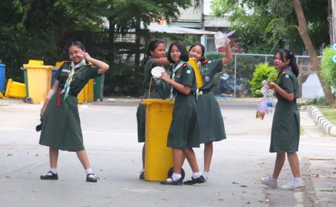 กิจกรรมจิตอาสาพัฒนาโรงเรียนท่าม่วงราษฎร์บำรุง