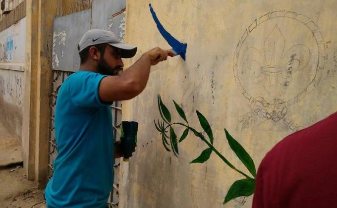 Wall Painting & Trash Collection