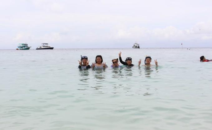 การดำนำ้ศึกษาปะการัง เกาะเต่า เกาะนางยวน