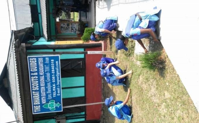 The Bharat Scouts & Guides, North East Regional Headquarters Started on 02.10.2015 Environment in Azara Locality and on 17.01.2016 we got appreciation from local people.