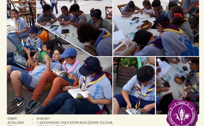 Scouts at 7th Foça Traditional Book Festival