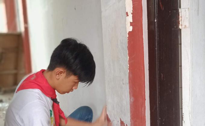 ENHANCEMENT OF THE HOME ECONOMICS BUILDINGENHANCEMENT OF HOME ECONOMICS BUILDING (REMOVING THE OLD PAINT COAT and REPAINTING THE WALL ( INTERIOR & EXTERIOR)