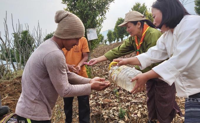 Sensitization programe to combat Covid 19