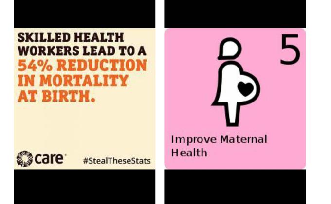 Six months community development project on improvement of maternal health