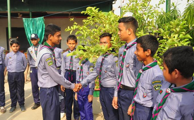 28th, Initiation Ceremony-2019, Barnamala Adarsha High School Scout Group