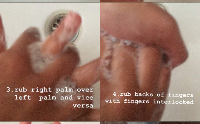 (A) challenge -3 Hand wash 