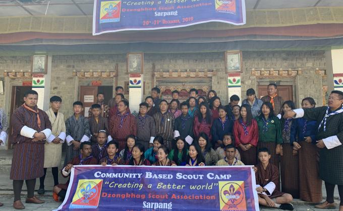 Dzongkhag Community Based Scouting camp