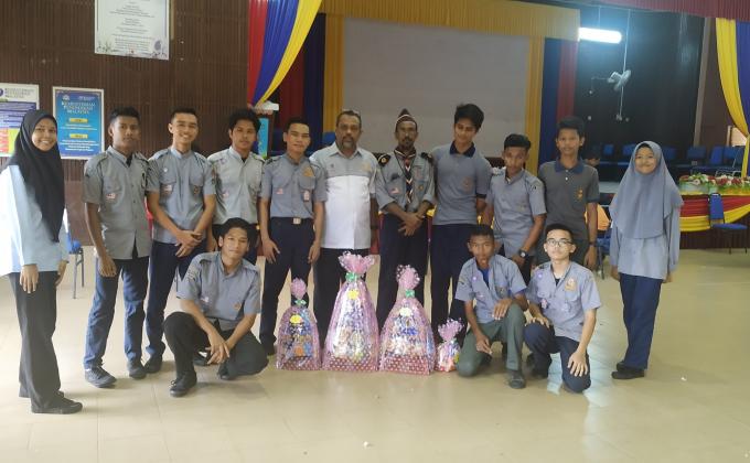 PERTANDINGAN IKATAN TALI ANTARA UNIT BERUNIFORM SMK CHALOK 2019