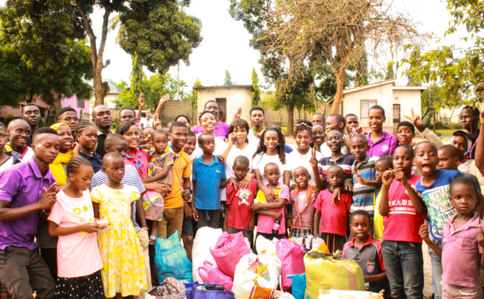 Scout, Children, and Guardian of Huruma Children's Home,  After finishing the activities of Bringing Joy.