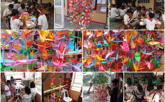 Bungahan Senior Scouts 446-447: 1000 Paper Cranes Challenge