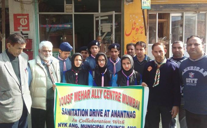 sanitation Drive after flood in J&K