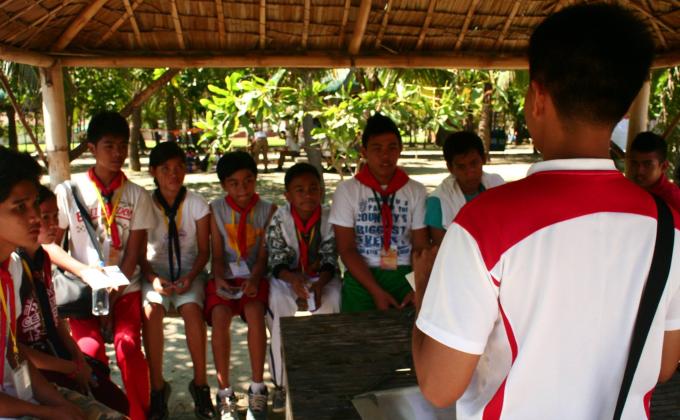 Volunteer Staff for UN Booth during the 6th NSVC