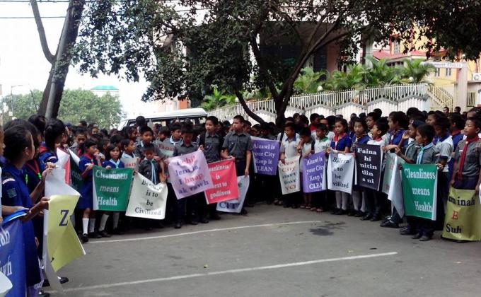 CLEAN INDIA MOVEMENT IN MIZORAM