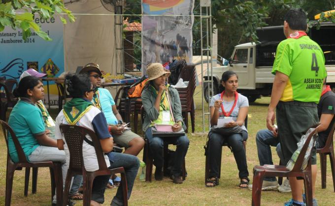 Orientation to the MoP Team of Colombo Centenary Scout Jamboree