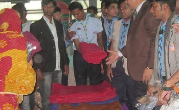 Winter Cloth Distribution