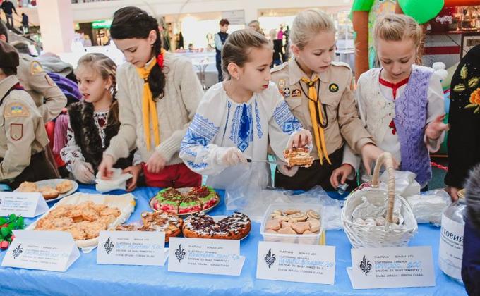 Scout charity fair