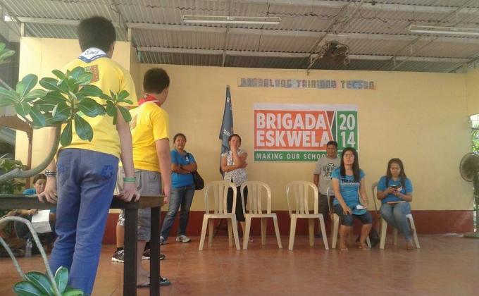 Brighton Venturers help elementary school for their Brigada skwela 2014 at Trinidad Tecson Elementary School Sampaloc, Manila