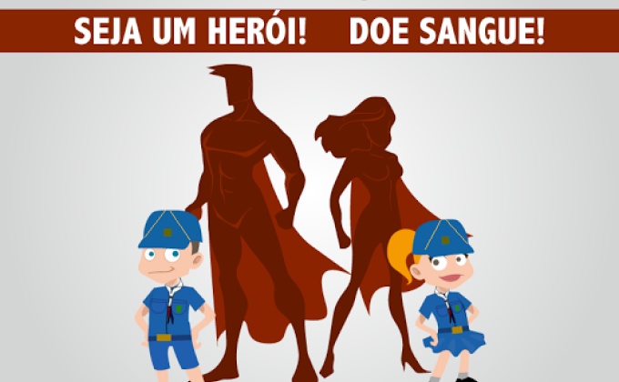 Seja um herói! Doe sangue!