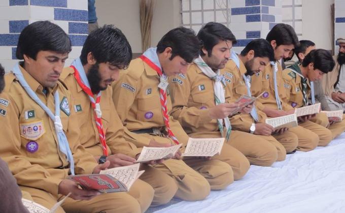 KURRAM SCOUTS OPEN GROUP QURAN KHWANI FOR ARMY PUBLIC SCHOOL MARTYRS BY , COMMUNITY & POLITICAL ADMINISTRATION KURRAM AGENCY PAKISTAN: ON 40 DAYS OF 16 DEC 2014
