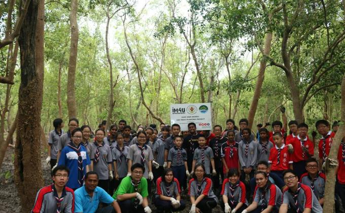 500 Mangrove Trees Planting with Local Scouts in-conjunction with World Forestry Day