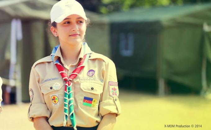 World Scout Scarf Day in Azerbaijan