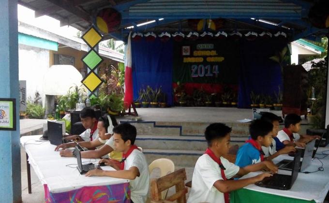 JOTA-JOTI at the 3-day School-based Camp of QNHS