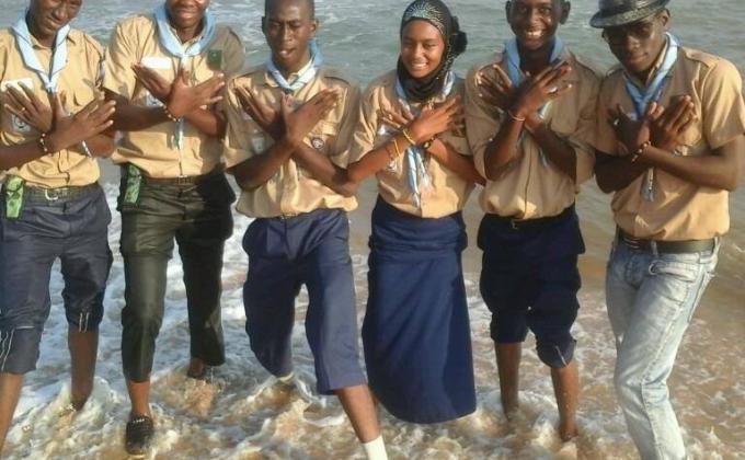 le District scout universitaire de Niamey membre de la Famille Mop