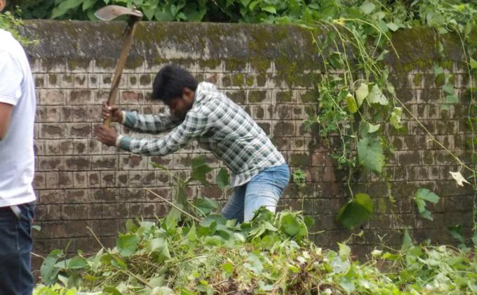 cleaniliness service at hopital Group Asansol District