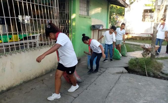 ENHANCEMENT OF THE HOME ECONOMICS BUILDING (CLEANING THE GARDEN AND PLANTING FLOWERING/ORNAMENTAL PLANTS )
