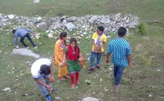 ROVERS AND RANGERS SERVICE CAMP IN BIJLIMAHADEV