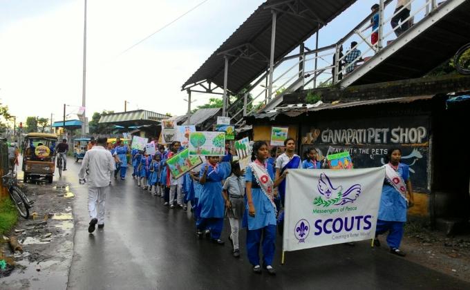 21st Sep 2016, International Peace Day Celebrations with   Officers’ Colony Group, Kanchrapara District Eastern Railway